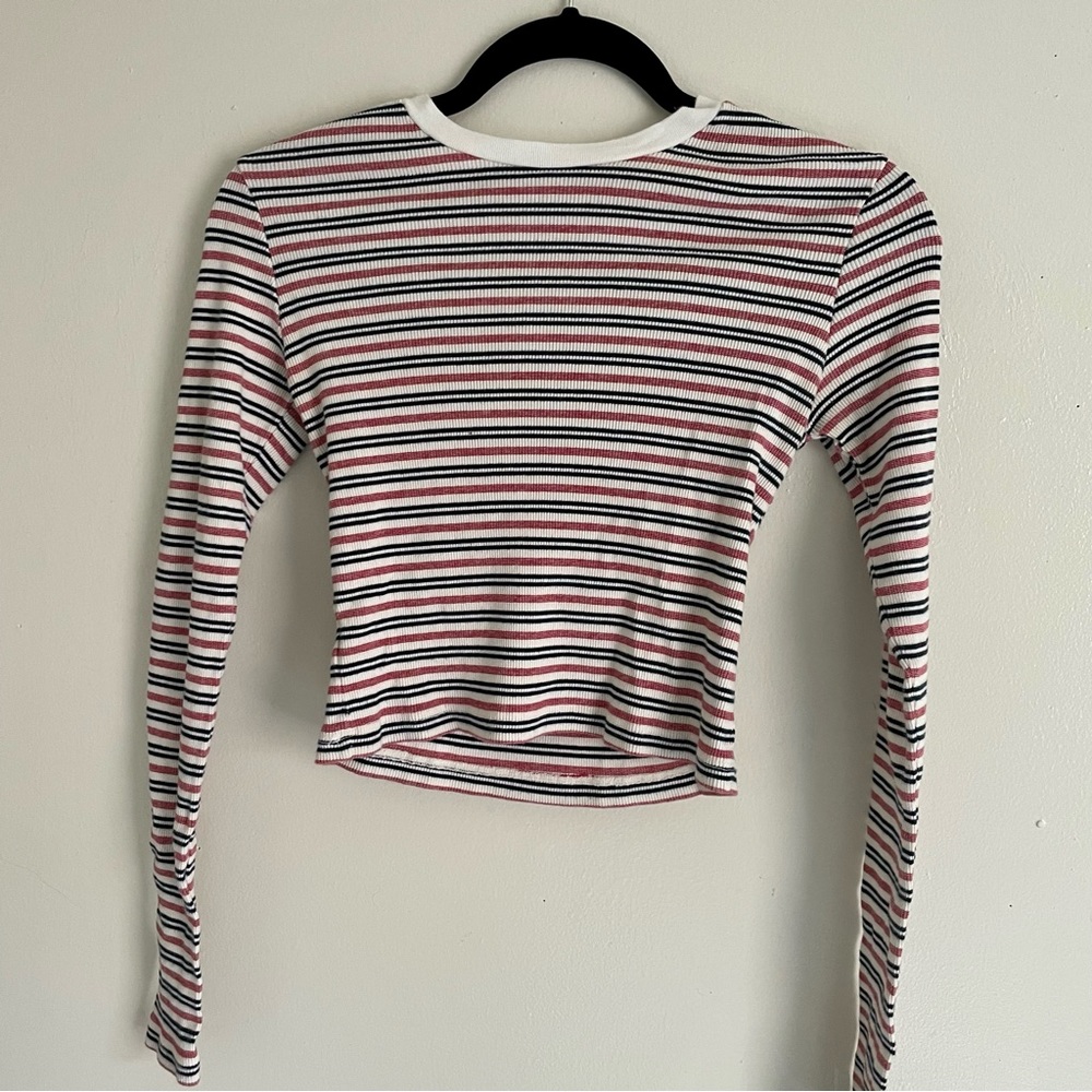 BRANDY MELVILLE STRIPED SANTANA TOP